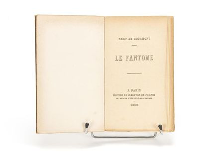 null GOURMONT (Rémy de). Le Fantôme. Paris, Mercure de France, 1893. Avec deux lithographies...