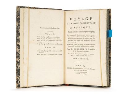null DEGRANDPRE (Capitaine Louis Marie Joseph Ohier, Comte de) : Voyage dans la côte...