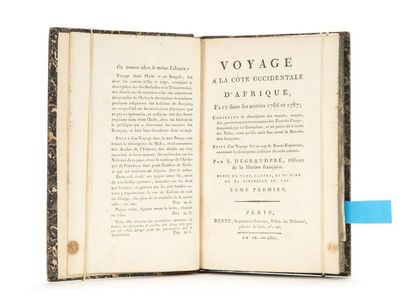 null DEGRANDPRE (Capitaine Louis Marie Joseph Ohier, Comte de) : Voyage dans la côte...