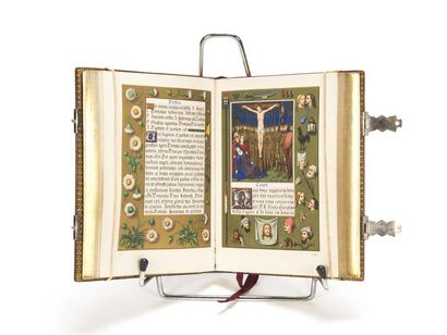 null (Coffret de communiante) Anonyme : HEURES du Moyen-Age. Gruel Engelmann, Paris,...