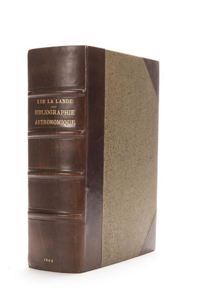 null DE LA LANDE (Jérôme). Bibliographie astronomique avec l'histoire de l'astronomie...