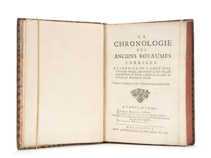 null NEWTON Isaac LA CHRONOLOGIE DES ANCIENS ROYAUMES.
Paris, Gabriel Martin, Jean-Baptiste...