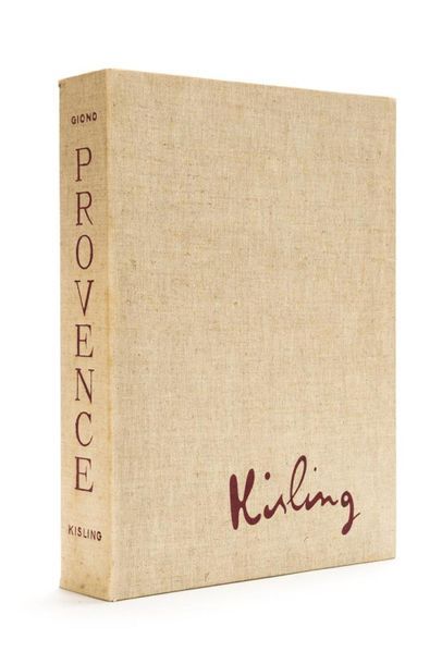 null GIONO (Jean) : Provence, Illustrations de Moïse KISLING Aux dépens d'un amateur,...