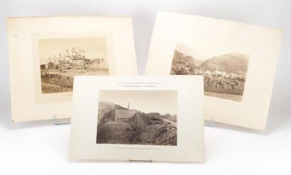 null [PHOTOGRAPHIES] TERRIS Adolphe (1820 - 1900).
Suite de 3 photographies prises...