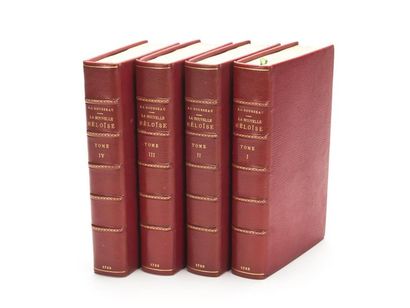null ROUSSEAU Jean-Jacques LA NOUVELLE HELOISE
[à Paris, Poinçot], 1788.
4 volumes...