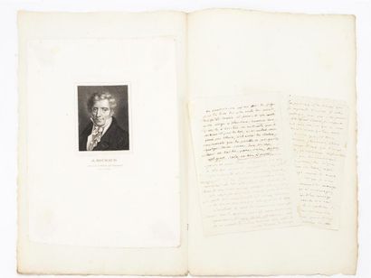 null (AUTOGRAPHES) MICHAUD (Joseph) 1769 1839 Historien et littérateur français....