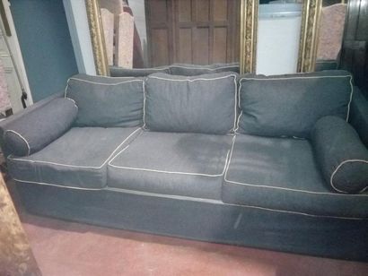 null Grand canapé tissu gris
200 x 75 cm