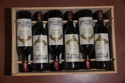 null 12 B CHÂTEAU LABÉGORCE (Caisse Bois d'origine) Margaux 1989