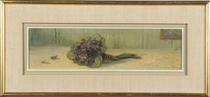 Léopold SMETANA (1867-1948)
Bouquet de violette...