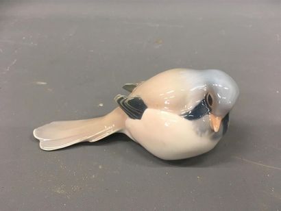 null Oiseau en porcelaine, Danemark 
L: 13.5 cm