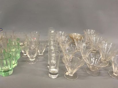 null Lot de verres divers