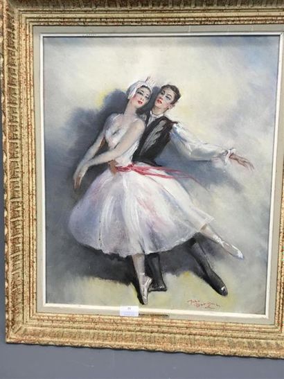 null Jean DARRIGNAN
Ballet de l'opéra
Signé en bas à droite
55 x 45 cm