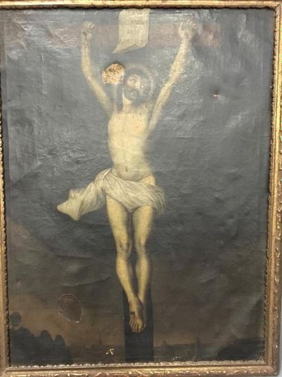 null Christ
Huile sur toile
Accidenté, restaurations
93 x 70 cm