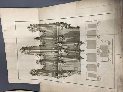 null orgue et chaire
Quatres planches , gravure
47 x 32 et 35 x 21 cm