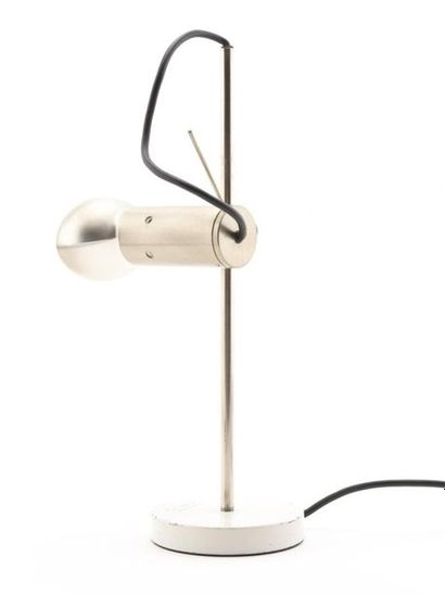 null Tito AGNOLI (1931-2012)
Lampe ajustable modèle « 251 » en métal laqué blanc...