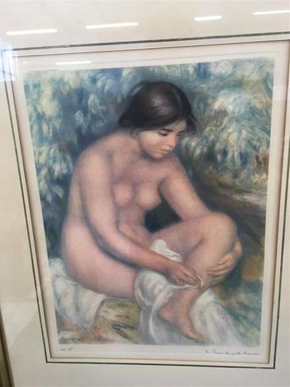 null Reproduction nu de Renoir
45 x 34 cm