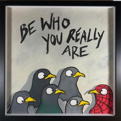 null CAL (1968)
Be who you really are
Acrylique, Polycolor, Posca
sur papier Line...