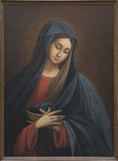 null 18ème
Vierge
huile sur toile 
100x 73 cm
Réentoilage ancien