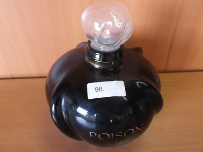 null DIOR Poison, flacon factice en verre teinté
H : 25 cm