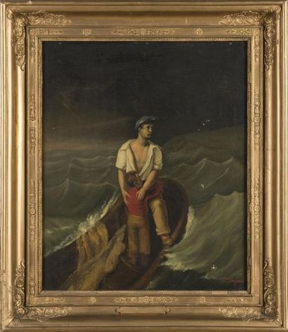 null DESGRAND
Marins dans la tempête
Huile sur toile
56 x 46 cm