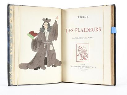 null RACINE (Jean) : Les Plaideurs. Paris, à l'emblème du secrétaire, 1945. 
18 par...
