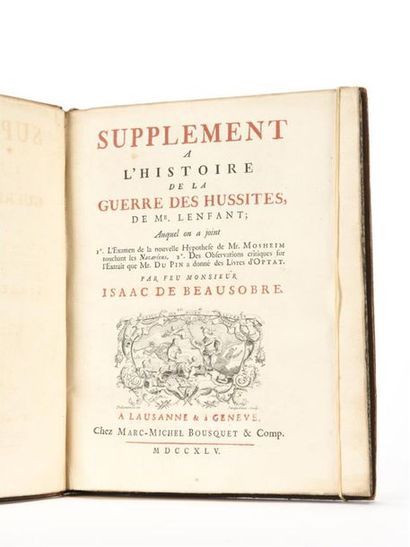 null LENFANT (Jacques) : Histoire de la guerre des Hussites et du concile de Basle,...