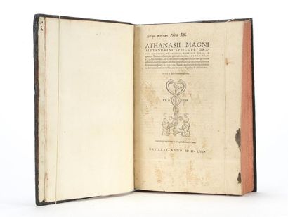 null ATHANASE : Ahanasii magni alexandrini episcopi graviss. scriptoris et sanctiss...