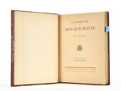 null TOULET (Paul-Jean) : Le Mariage de Don Quichotte. Paris, La Renaissance du Livre,...