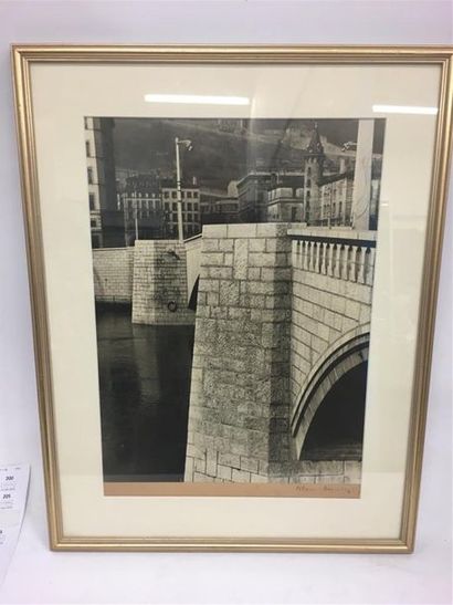 null BLANC DEMILLY
L'avenue Adolphe Max vue du pont Bonaparte
Tirage argentique d'époque
38,...