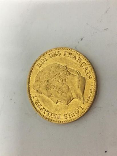 null Une pièce de 40 francs or Louis Philippe 1831