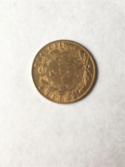 null 1 pièce de 5 francs or Napoléon III 1866 (HB)