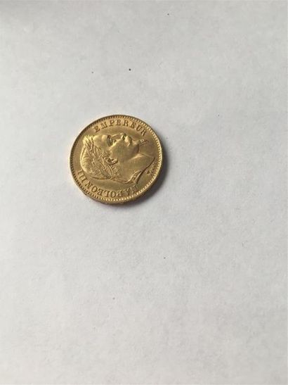 null 1 pièces de 20 francs or Napoléon III 1869