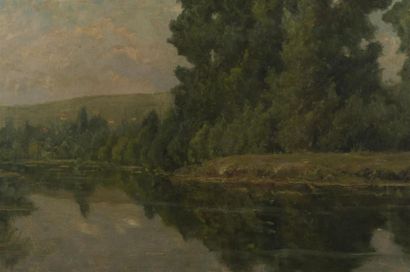 null Charles CURTELIN (1859-1912)
Paysage signé en bas à droite
65 x 90 cm
