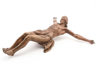 null Christ en chêne sculpté
18ème siècle
H : 73 - L : 61 cm