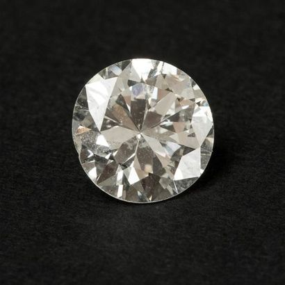 Diamant solitaire de 2,55 carats taille moderne,...