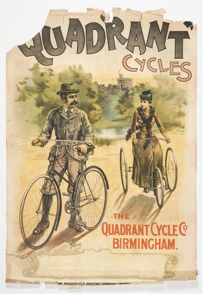 null MOORE George - Cycles QUADRANT. Imp. Dangerfield printing company. 144 x 103...