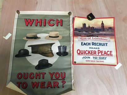 null Which ought you to wear 72 x 50 cm
2 affiches Men og London each recruit means...