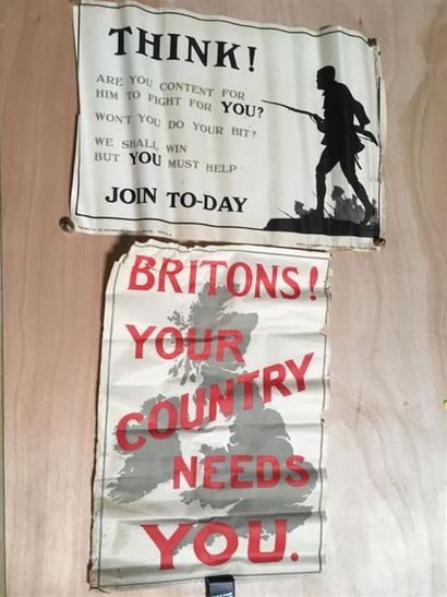 null Join to day
Britons your country needs you. 75 x 52 cm
Pliures et déchirure...