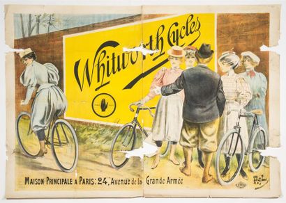 null PAL (Jean de Paléologue, dit) - WHITWORTH CYCLES. Imp. Hérold, Paris.131 x 198...