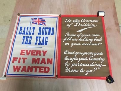 null Rally round the flag. Every fit man wanted
To the women of Britain
72 x 50 ...