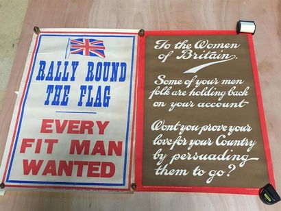 null Rally round the flag. Every fit man wanted
To the women of Britain
72 x 50 ...