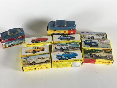 null Dinky Toys lot de 10 voitures réédition, joint une Mercury