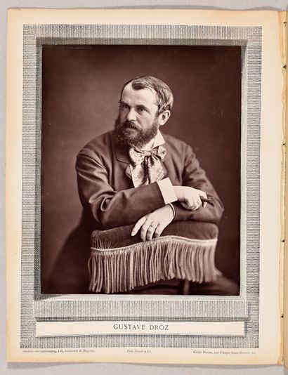 Nadar NADAR Portrait of Gustave Droz (1802-1872), French man of letters, from the... Gazette Drouot