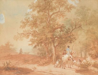 Louis GADBOIS (1770-1826).

À la chasse....