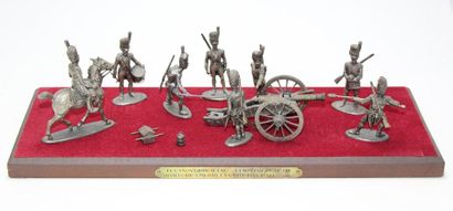 null M.H.S.P. (Manufacture Historique de Soldats de Plomb). Le canon de Gribeauval...