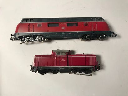 MÄRKLIN. 2 Locomotives Diesel / 2.

Échelle...
