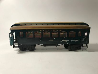 null MÄRKLIN. Rare wagon « Pullman 1903 ».

Échelle 1. Fabrication années 30 en tôle...