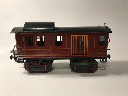 null MÄRKLIN. Wagon « Caboose bay window ».

Échelle 1. Fabrication années 30 en...