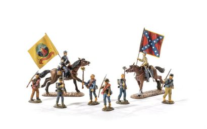null Frontline Figures - Guerre civile Américaine 1861-65 - Armée Confédérée. 

2...