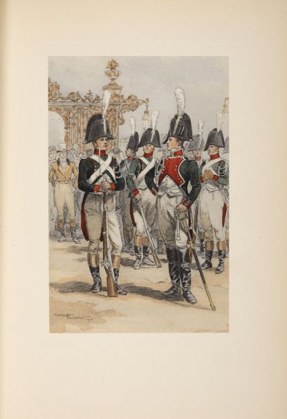 null Dépréaux (A.). The Guards of Honour of Alsace and Lorraine at the time of the...